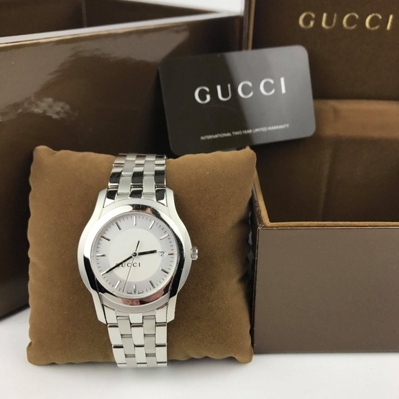 Gucci Other - NWT Authentic Gucci Silver Stainless Steel Watch